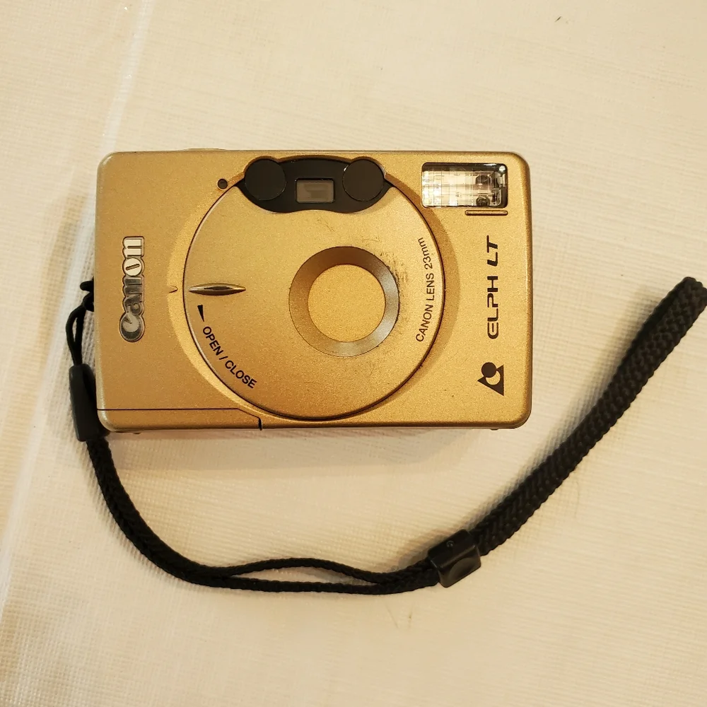 Canon ELPH LT APS Film Camera Point & Shoot 23mm Prime Fixed Lens **Not Tested**